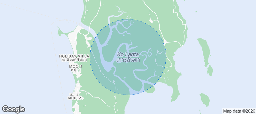Ko Lanta Yai Airbnb map